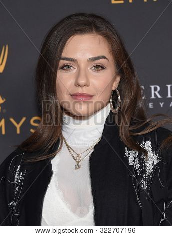 LOS ANGELES - AUG 28:  Victoria Konefal arrives for the Daytime Programming Peer Group Reception on August 28, 2019 in North Hollywood, CA                