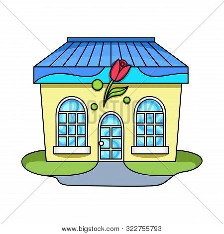 Vector Design Of Store And Window Logo. Set Of Store And Glass Vector Icon For Stock.