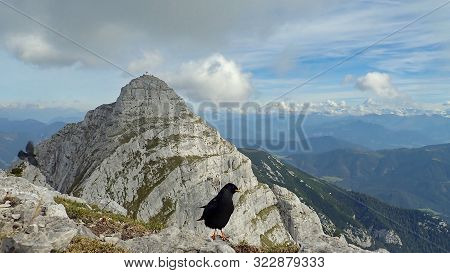 Autumn Hiking And Mountaineeting In Brandenburger Alpen In Austria