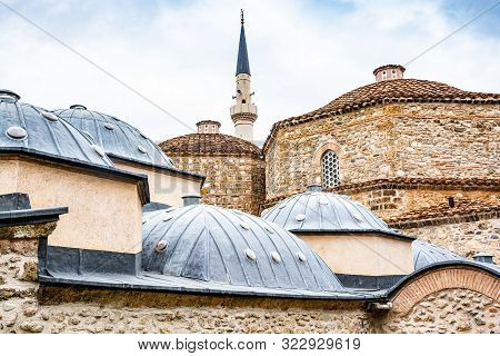 Building Of Turkish Hammam With Minaret In Prizren, Kosovo