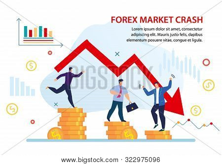 Dollar Drop. National Currency Market Crash. Gold Coins Value Decrease. Forex Crisis. Investment Los