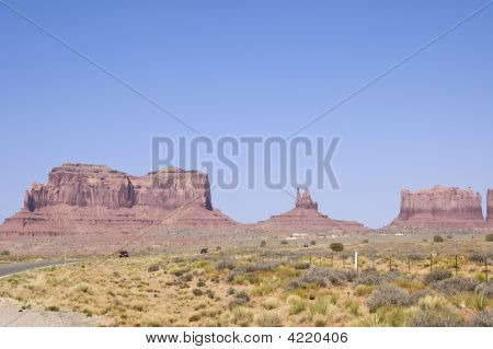 Ridning i Monument Valley