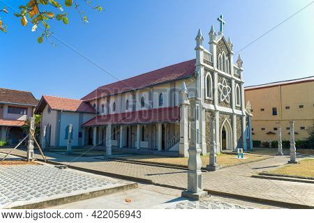Catholic Church Of The Virgin Mary (temple Of Our Lady Of Matara) On A Sunny Day. Matara, Sri Lanka