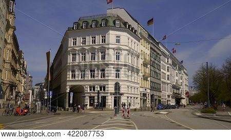 Beautiful Mansions In The City Of Hamburg - Hamburg, Germany - May 10, 2021