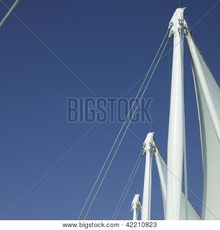 Sails And Blue Sky