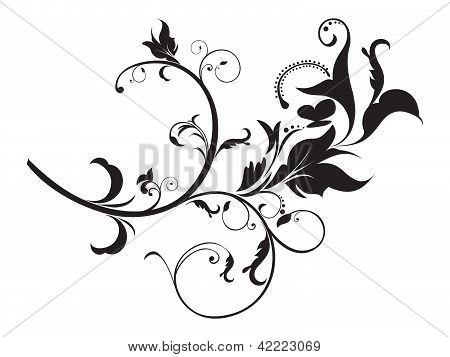 Abstrait modèle Floral artistique