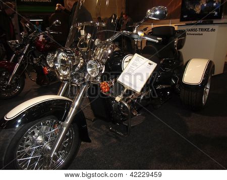 Гамбург, Германия - 26 января: Motortrike на 26 января 2013 года в Hmt (гамбургер Motorrad Tage)