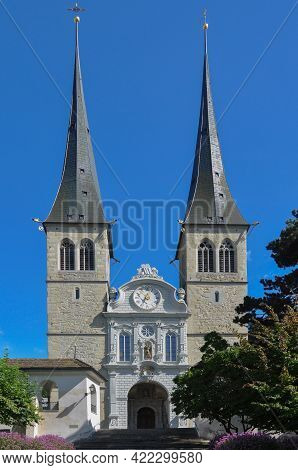 Church Of San Leodegar In Korte, Vienna, Austria.
