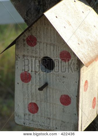 Polka Dot Bird House
