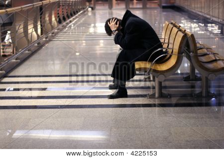 Disperazione di uomo