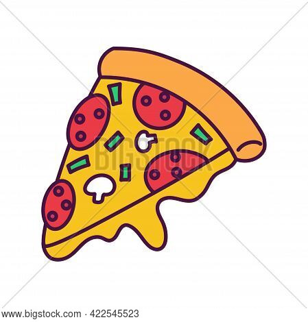 Isolated Iza Icon Fast Food Vector Illustration