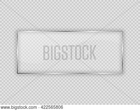 Glass Plate Rectangle Vector & Photo (Free Trial) | Bigstock