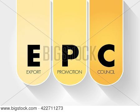 Epc - Export Promotion Council Acronym, Business Concept Background