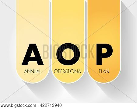 Aop - Annual Operational Plan Acronym, Business Concept Background