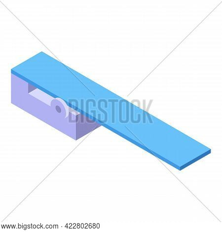 Synchronized Swimming Board Icon. Isometric Of Synchronized Swimming Board Vector Icon For Web Desig