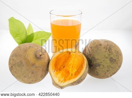 Matisia Cordata - Organic Sapote Fruit On The Table