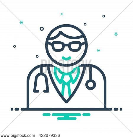 Mix Icon For Medical-assistance-man Doctor Physician Provider Helthcare Stethoscope Medical Service 
