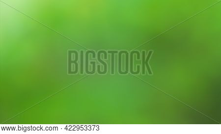 Abstract Green Blurred Background. Light Green Gradient Blur Background. Fractal Noise Green Backgro