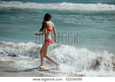 Girl On The Beach