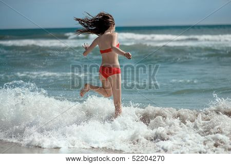 Girl On The Beach