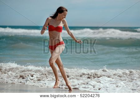Girl On The Beach