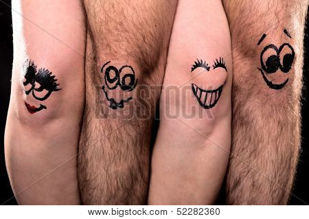 Concept Four Good Friends