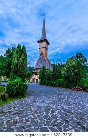 Barsana monastery complex in Maramures