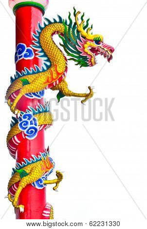 Chinese Style Dragon Statue