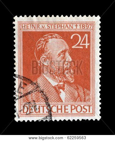 Heinrich von Stephan stamp 1947