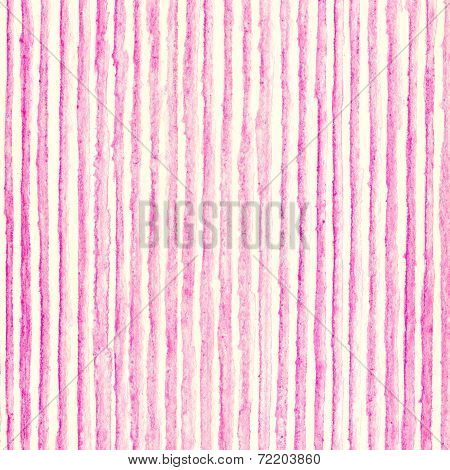 Vertical Lines Watercolor Pattern. Repeat Straight Stripes Texture Background