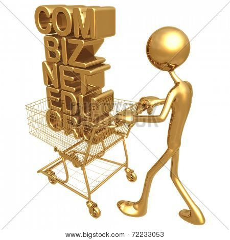 Domain Shopping E Commerce Concept