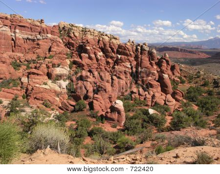 Národním parku Arches Utah
