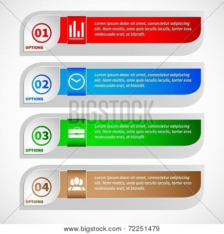 Modern Design Minimal style infographic template