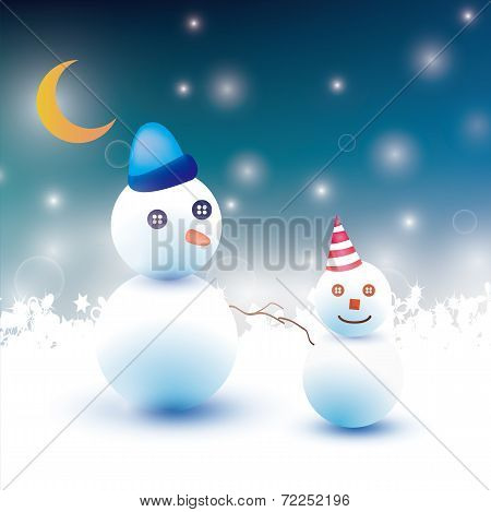 winter night.