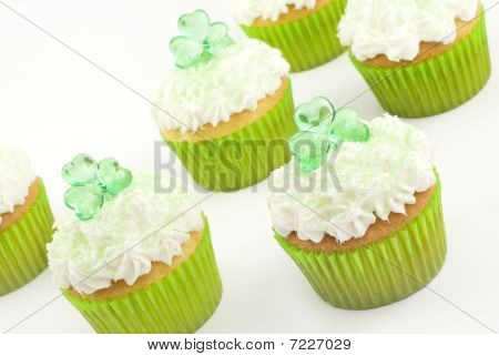 Cupcakes de trébol
