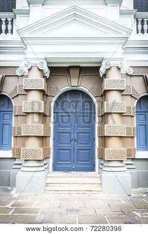 Classic Blue Front Door