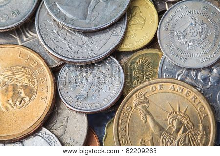 Us American Coin With Wording 