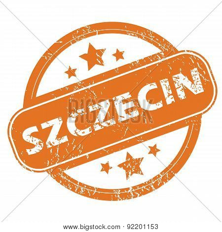 Szczecin round stamp