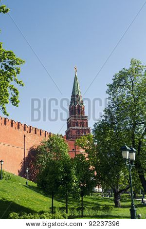 Borovitskaya Tower of Moscow Kremlin