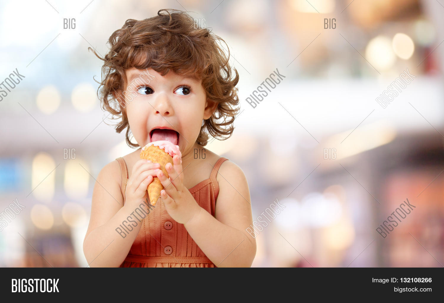Kid Eating Ice Cream Image & Photo (Free Trial) Bigstock