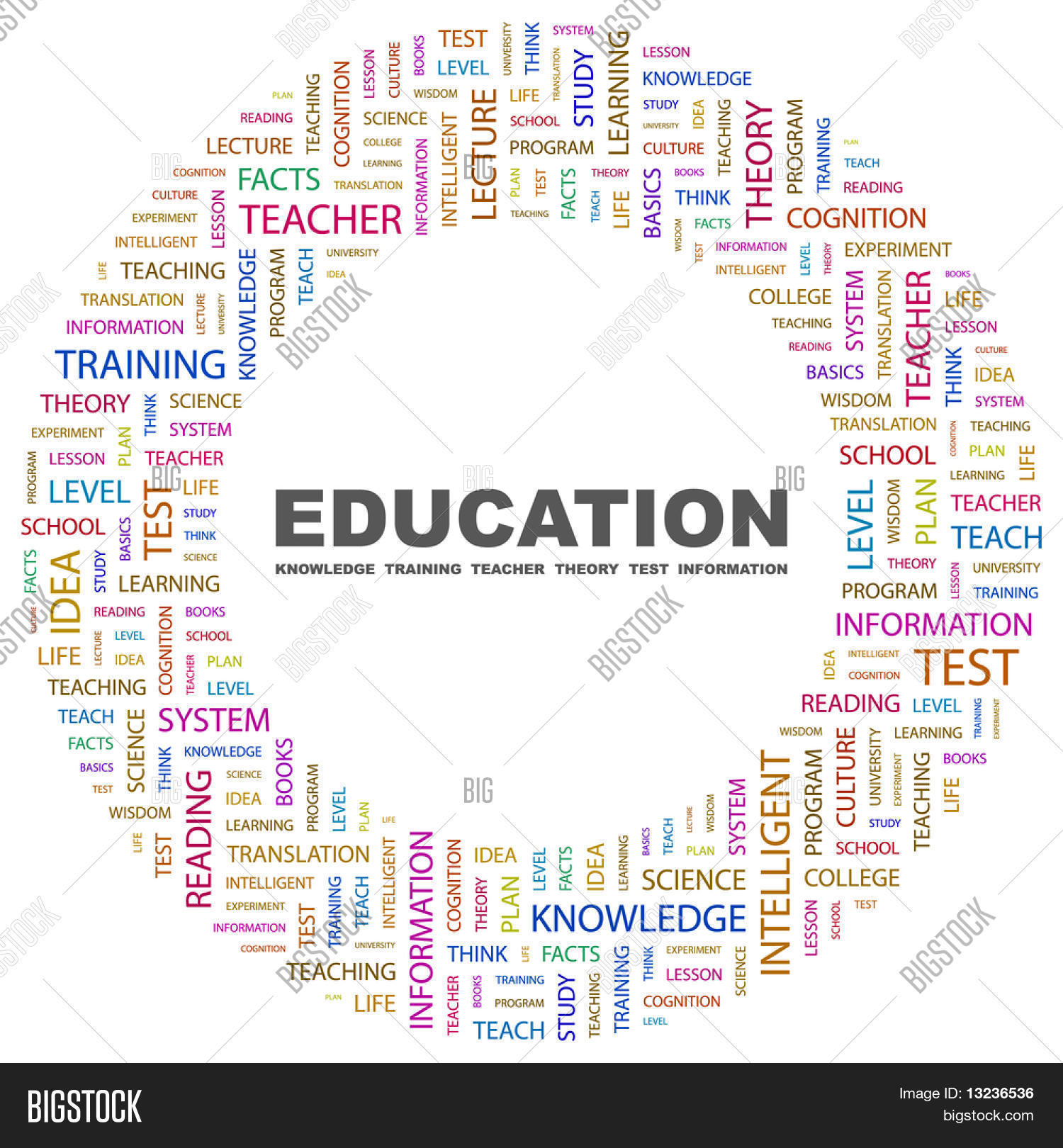 EDUCATION. Word Vector & Photo (Free Trial) Bigstock