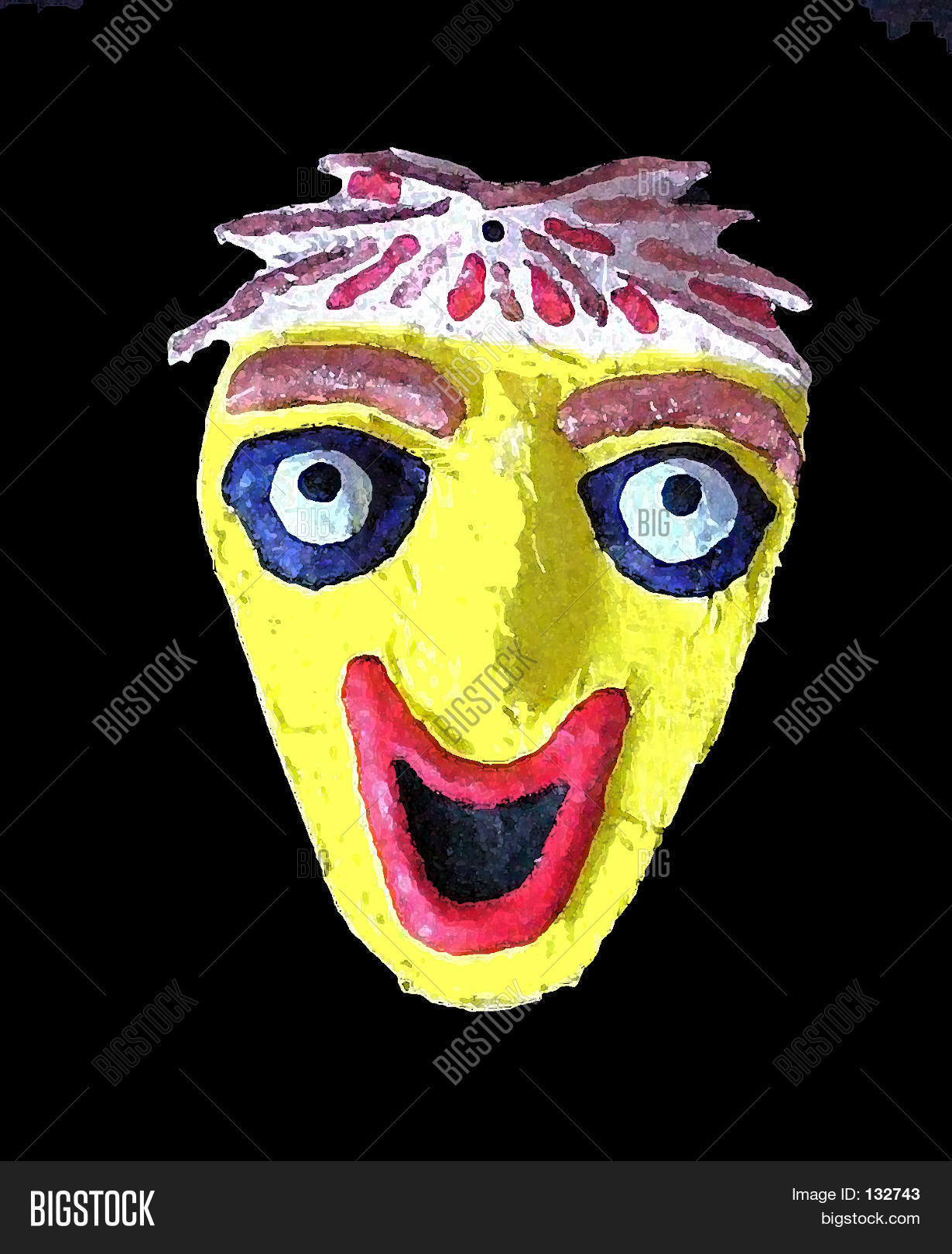 Happy Face Mask Image & Photo (Free Trial) | Bigstock