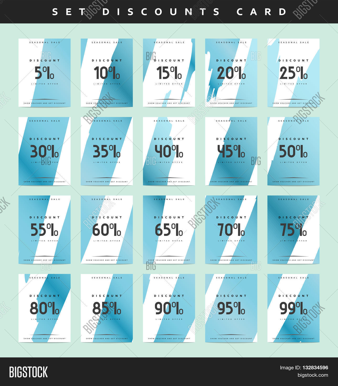 Set Design Discounts Vector & Photo (Free Trial) Bigstock