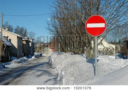 Ende der Straße