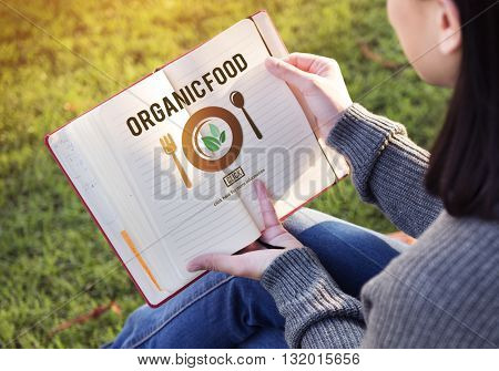 Organic Food Healthy Nutritious Green Nourishment Concept
