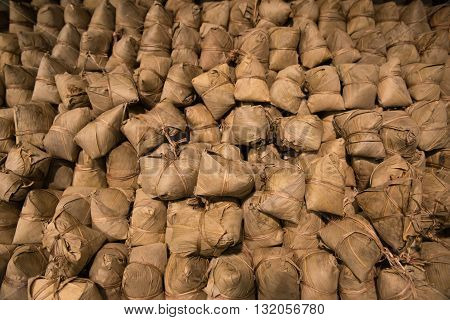 Chinese ZongZi for Dragon Boat Festival or DuanWu festival on sale