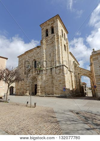 Church of San Pedro and San Ildefonso in Plaza de Fray Diego de Deza Zamora Spain