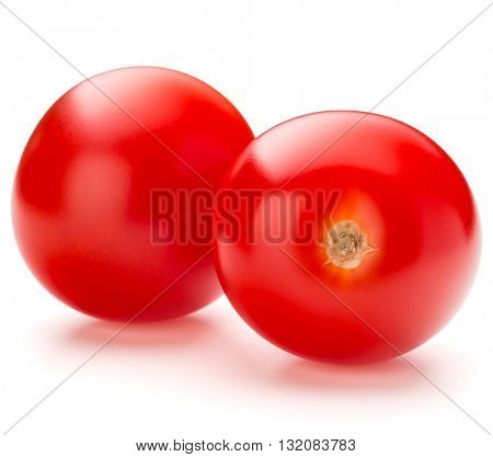 fresh cherry tomato isolated on white background cutout