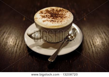 Cup of cappuccino