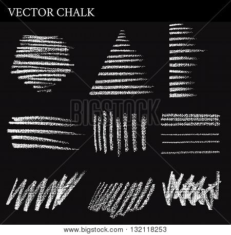 Vector Chalk Lines